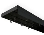 SN DECO GROUP Gardinenschiene Vorhangschiene SH (1) mit Blende 5 cm, 3-l&auml;ufig,