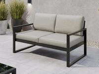 Beautysofa Gartensofa 2-Sitzer STELLA wasserabweisender Stoff,...
