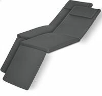 Beautissu Polsterauflage 2er Set Luxus Deckchair Auflage LoftLux DC, 175x45x5cm,