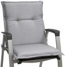 Beautissu Sitzauflage Niedriglehner Auflagen Base NL, 100x50cm, Grau, 6cm Dickes