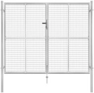 vidaXL Gartentor Gartentor verzinkter Stahl 300 x 200 cm Silber