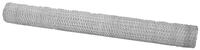 vidaXL Gartenzaun Hexagonzaun Silber 1.6 x 25 m Verzinkter Stahl, (1-St)