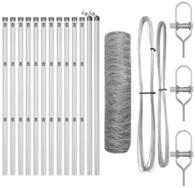 vidaXL Gartenzaun Ground Fix Geschwei&szlig;ter Drahtzaun 25 x 0,6 m (B x H), (1-St)