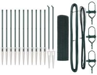 vidaXL Gartenzaun Schwei&szlig;drahtzaun mit Spikes 25 x 0,5 m (B x H), (1-St)