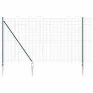 vidaXL Gartenzaun Schwei&szlig;drahtzaun mit Spikes 10 x 1,6 m (B x H), (1-St)