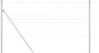 vidaXL Gartenzaun Ground Fix Geschwei&szlig;ter Drahtzaun 50 x 1 m (B x H), (1-St)