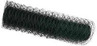 vidaXL Gartenzaun Hexagonzaun Gr&uuml;n 0,4 x 50 m PVC, (1-St)