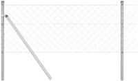 vidaXL Gartenzaun Ground Fix Geschwei&szlig;ter Drahtzaun 10 x 0,4 m (B x H), (1-St)