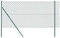 vidaXL Gartenzaun Ground Fix Geschwei&szlig;ter Drahtzaun 10 x 1,2 m (B x H), (1-St)