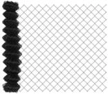 vidaXL Gartenzaun Kettenzaun Grau, (1-St)