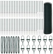 vidaXL Gartenzaun Schwei&szlig;drahtzaun mit Spikes 100 x 0,8 m (B x H), (1-St)