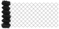 vidaXL Zaun, Kettenzaun Grau 25 x 0,6 m Stahl