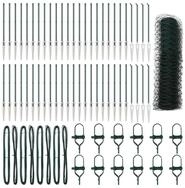 vidaXL Gartenzaun Schwei&szlig;drahtzaun mit Spikes 100 x 0,6 m (B x H), (1-St)