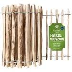 Creative Home Staketenzaun Staketenzaun Haselnusszaun, Lattenabstand 3-5 cm,