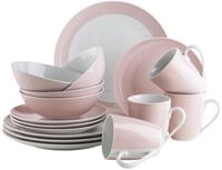Kombiservice M&Auml;SER "Kitchen Time II", rosa, 16, Geschirr-Sets, Kombiservice