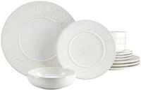 CreaTable Teller-Set Unico, Teller Set, 12-tlg. (12-tlg), 2 Personen, Steinzeug,