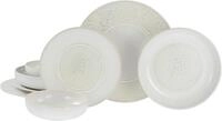 CreaTable Teller-Set Unico, Teller Set, 8-tlg. (8-tlg), 2 Personen, Steinzeug,