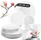 Moritz & Moritz Tafelservice BASIC Porzellan Geschirrset f&uuml;r 6 Personen (18-tlg), 6