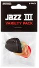 Dunlop Plektrum, PVP 103 Jazz III Pick Variety Pack - Plektren Set