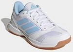 Hallenschuh ADIDAS PERFORMANCE "LIGRA 8 INDOOR", Damen, Gr. 42, cloud wei&szlig;, clear