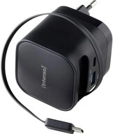 Intenso Power Adapter W65ACIC GaN black USB Ladeger&auml;t 65 W 1x USB-C&reg; Quick