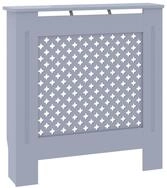 vidaXL Heizungsverkleidung, MDF Heizk&ouml;rperabdeckung Grau 78 cm