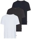 BOSS T-Shirt TShirt RN 3P Natura (3-tlg) einfarbiges T-Shirt mit Markenlabel
