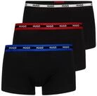 HUGO Boxer Trunk Triplet Planet (3-St., 3er Set) mit umlaufendem Markenschriftzug am