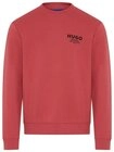 HUGO Sweatshirt Nespon Rundhalsausschnitt, Regular Fit, reine Baumwolle
