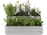blumfeldt Hochbeet Highgrow (Set, Set), Pflanzk&uuml;bel Outdoor Balkon au&szlig;en gro&szlig;