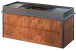 GFP Hochbeet PRIMEYARD 200 x 85 x 77 cm Nele, Rost-Optik Setangebot, Cortenstahl,