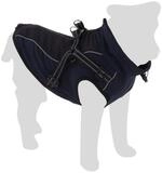 Flamingo Hundemantel Mantel Dexter dunkelblau/schwarz