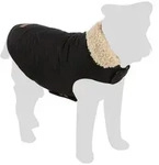 Flamingo Hundemantel Mantel Bonnie schwarz schwarz R&uuml;ckenl&auml;nge: 30 cm Halsumfang: