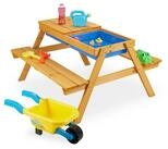 relaxdays Garten-Kindersitzgruppe Kindersitzgruppe Holz f&uuml;r Garten