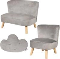 roba&reg; Kindersitzgruppe Lil Sofa, (Set, 3-tlg), bestehend aus Kindersofa,