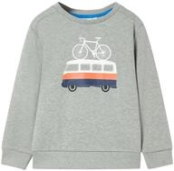 vidaXL Sweatshirt Kinder-Sweatshirt Hellkhaki Melange 92