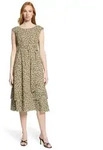 Betty Barclay Chiffonkleid Damen mit Bindeg&uuml;rtel beige 36 EU