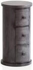 Wohnling Kommode WL6.843 mit 3 Schubladen Sideboard 65 cm Holz Schwarz