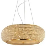 Ideal Lux Pendelleuchte Pasha SP Kristall Pendelleuchte, LED wechselbar,
