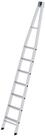 PROREGAL&reg; Schiebeleiter Stufen-Glasreinigerleiter mit nivello&reg;-Traverse