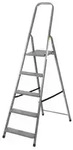 PROREGAL&reg; Stehleiter Metal Single Giraffe Einseitige-Metall-B&uuml;gelleiter in