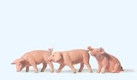 Preiser Sammelfigur 3 Ferkel PRE47048, Made in Europe