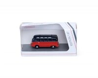 Schuco Modellbausatz VW T1 Samba Rot/Schwarz / 1:87, Ma&szlig;stab 1:87
