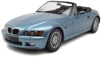 Minichamps Modellauto BMW Z3 Roadster 1997 hellblau metallic, Ma&szlig;stab 1:18