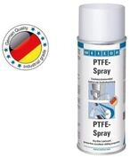 WEICON Schmierfett PTFE-Spray, fettfreies Trockenschmiermittel, wei&szlig;, 400 ml,