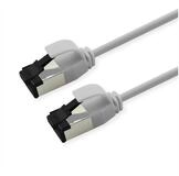 ROLINE U/FTP Patchkabel Cat.8 (Class I), slim LAN-Kabel, RJ-45 M&auml;nnlich (Stecker),