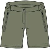 CMP Funktionsshorts Woman Short Perfekte Damen-Trekkingbermudashorts mit