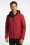Softshelljacke ICEPEAK "BARMSTEDT", Herren, Gr. 48, rot (cranberry), Obermaterial: