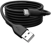 Digitus USB-C Silikon Ladekabel, USB-A - USB-C 2m, USB 2.0, 60W USB-Kabel, Flexibel,