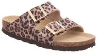 Rohde ALBA Pantolette Sommerschuh, Strandschuh, Hausschuh in trendiger Leo-Optik